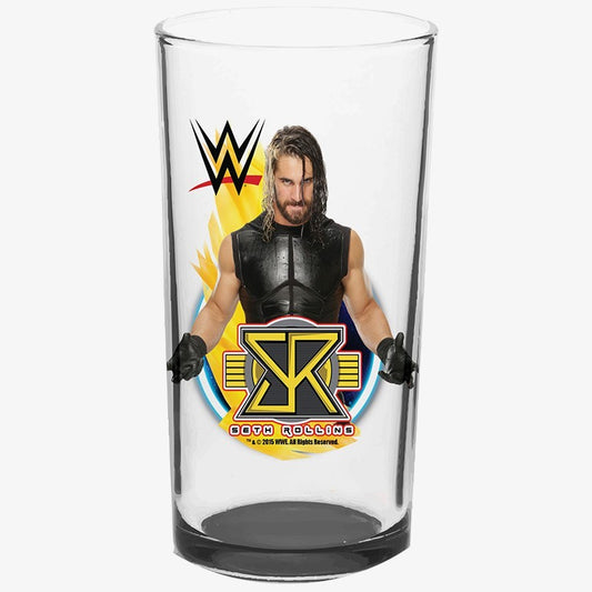 Seth Rollins WWE Toon Tumbler Pint Glass