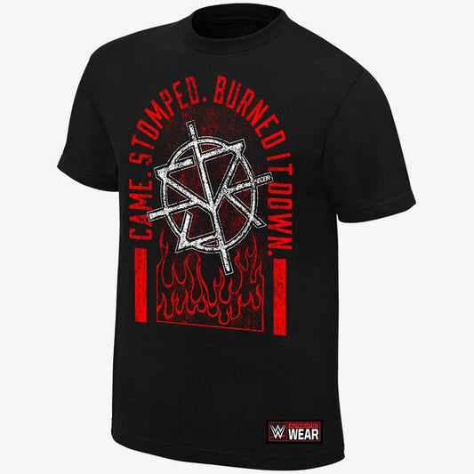 Seth Rollins - Came. Stomped. Burned it Down. - Kid's WWE Authentic T-Shirt