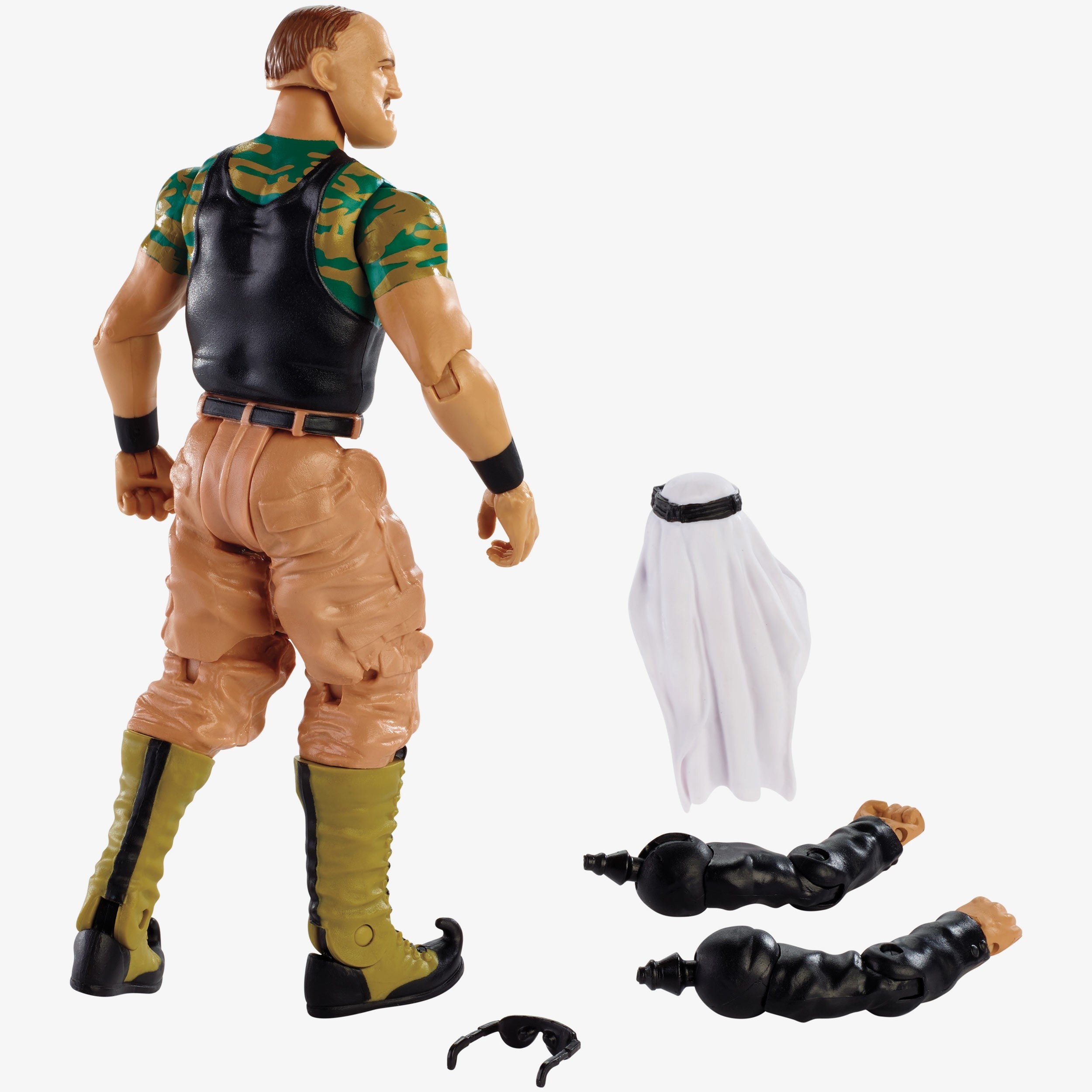 Sgt Slaughter - WWE Flashback Basic Series #1 (Build Howard Finkel)
