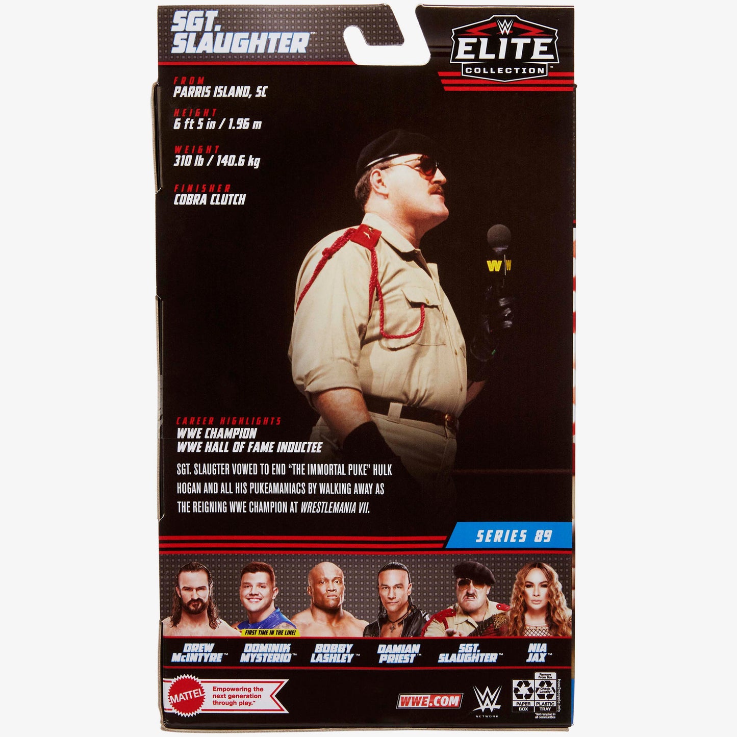 Sgt Slaughter WWE Elite Collection Series #89