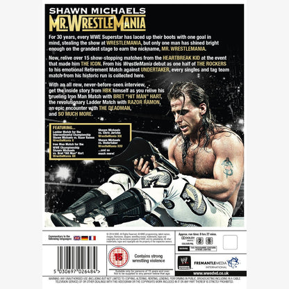 WWE Shawn Michaels: Mr WrestleMania Blu-ray