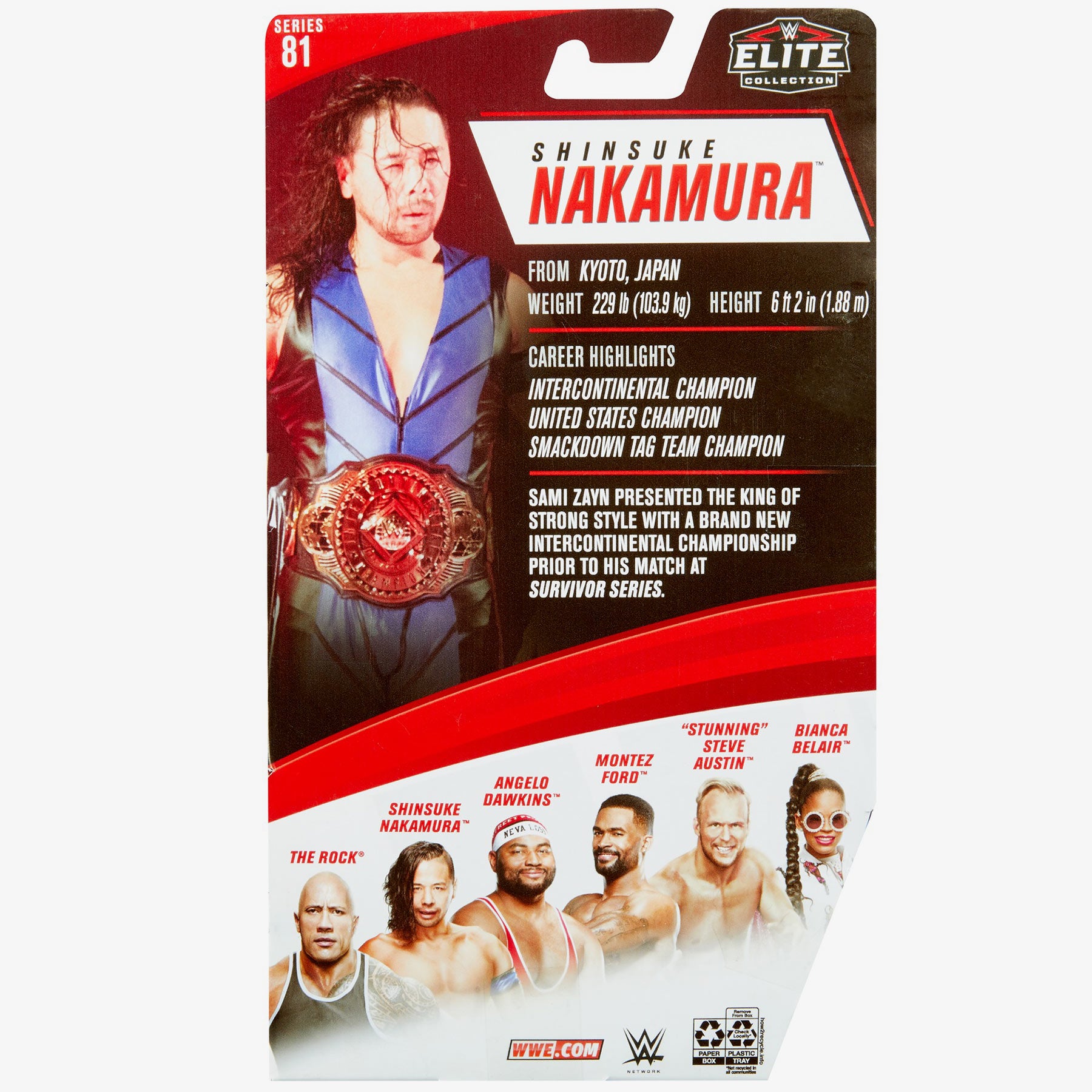 Shinsuke Nakamura WWE Elite Collection Series #81 (Chase