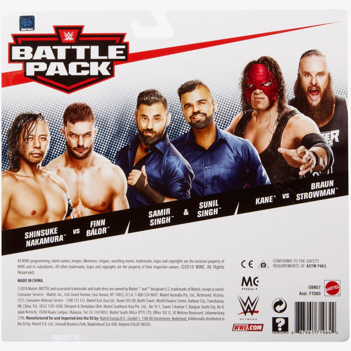 Sunil Singh & Samir Singh - WWE Battle Pack Series #57