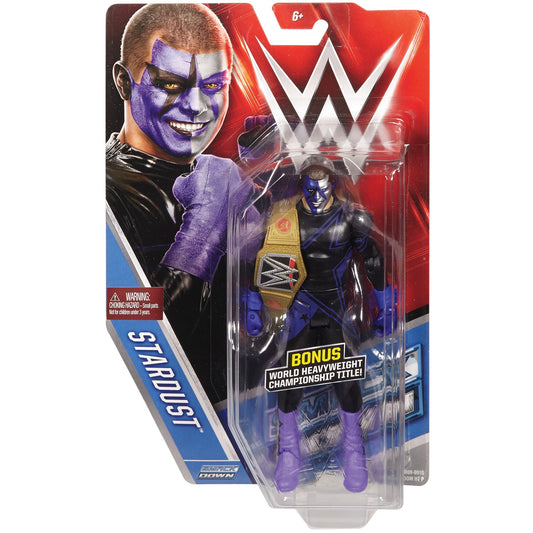 Stardust - WWE Superstar Series #58 Action Figure (With Bonus WWE Belt)