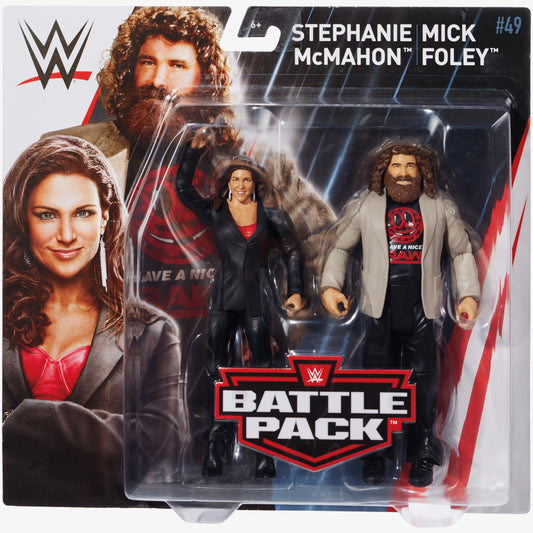 Stephanie McMahon & Mick Foley - WWE Battle Pack Series #49