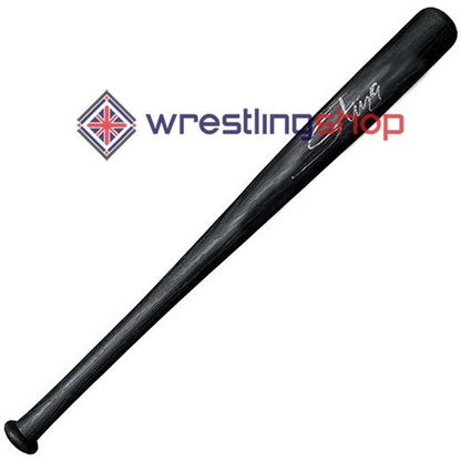 Authentic Black Baseball Bat (Signed by Sting)