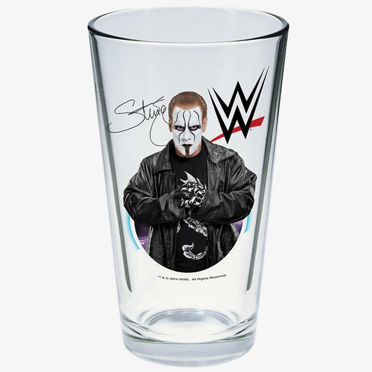 Sting WWE Toon Tumbler Pint Glass