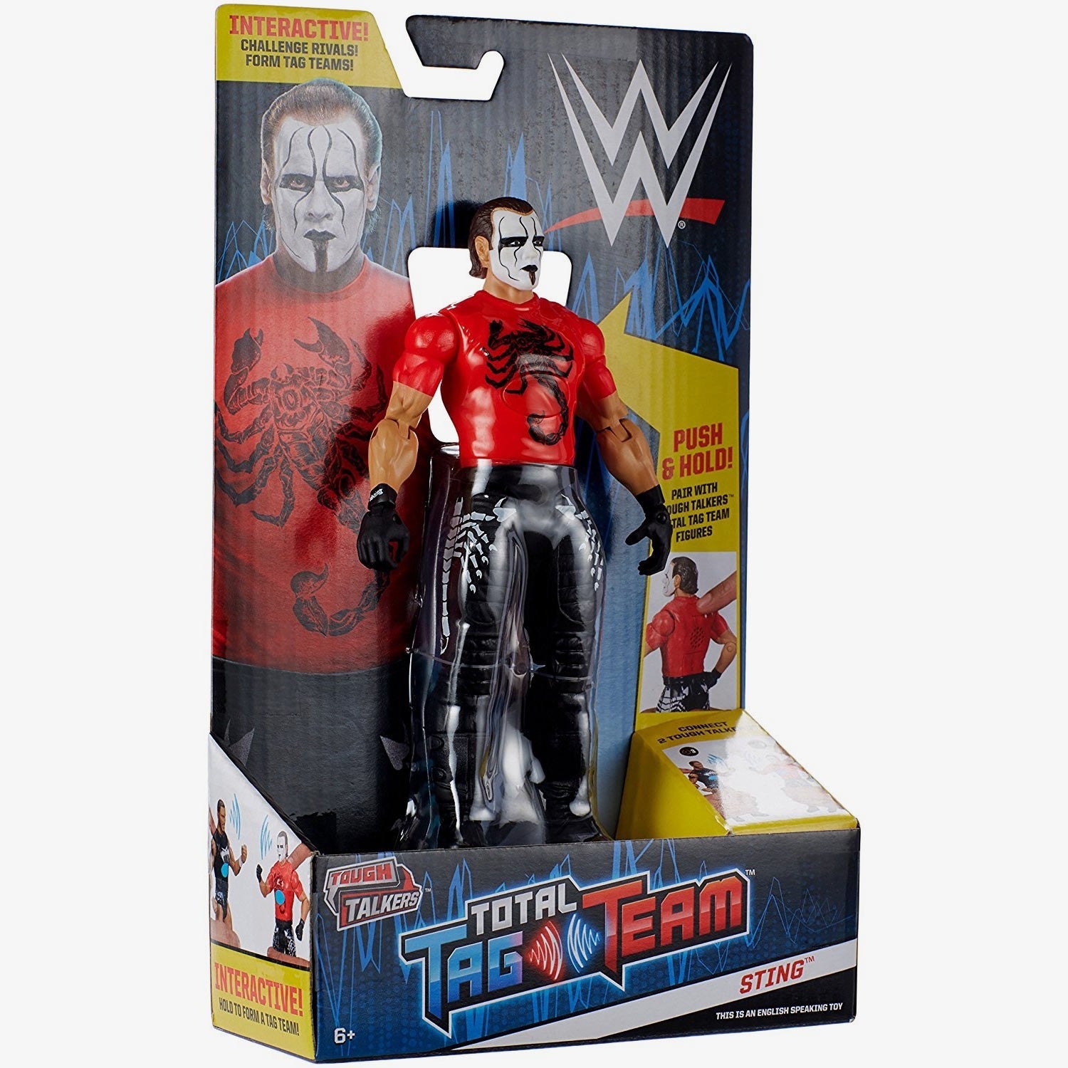 Wwe tough talkers total tag team interactive ring playset on sale