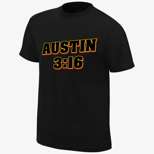 Stone Cold - Austin 316 - Red Skull - Mens Retro WWE T-Shirt