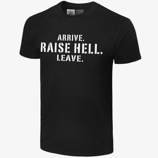 Stone Cold Steve Austin -  Arrive Raise Hell Leave - Men's WWE Retro T-Shirt