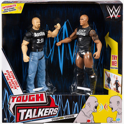 Stone Cold & The Rock WWE Tough Talkers Twin-Pack Series #1