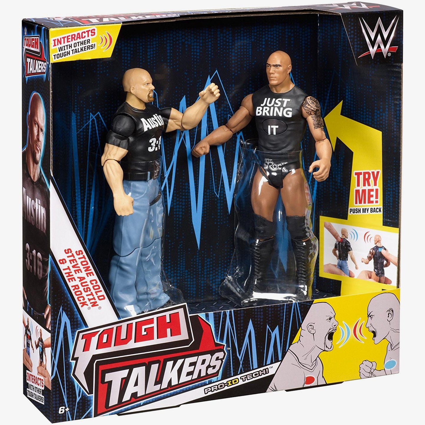 Stone Cold & The Rock WWE Tough Talkers Twin-Pack Series #1