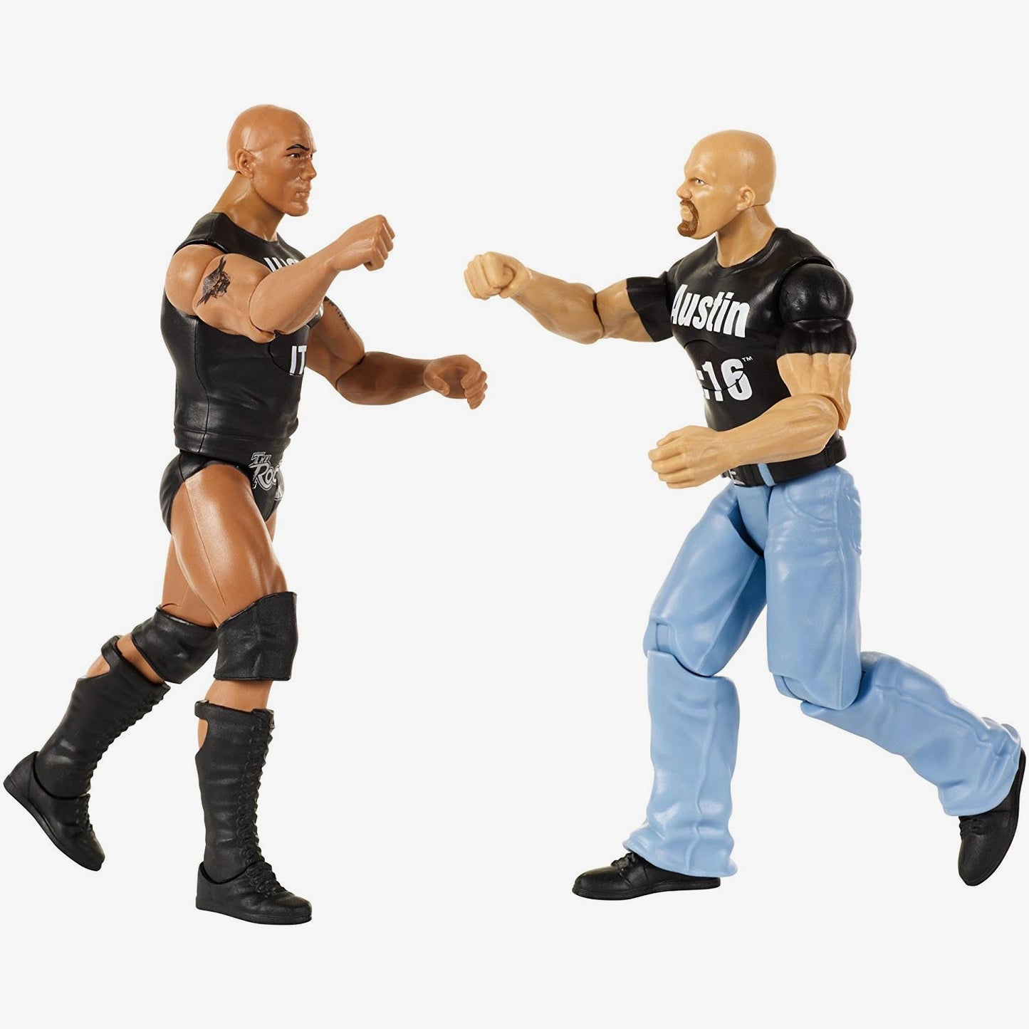 Stone Cold & The Rock WWE Tough Talkers Twin-Pack Series #1