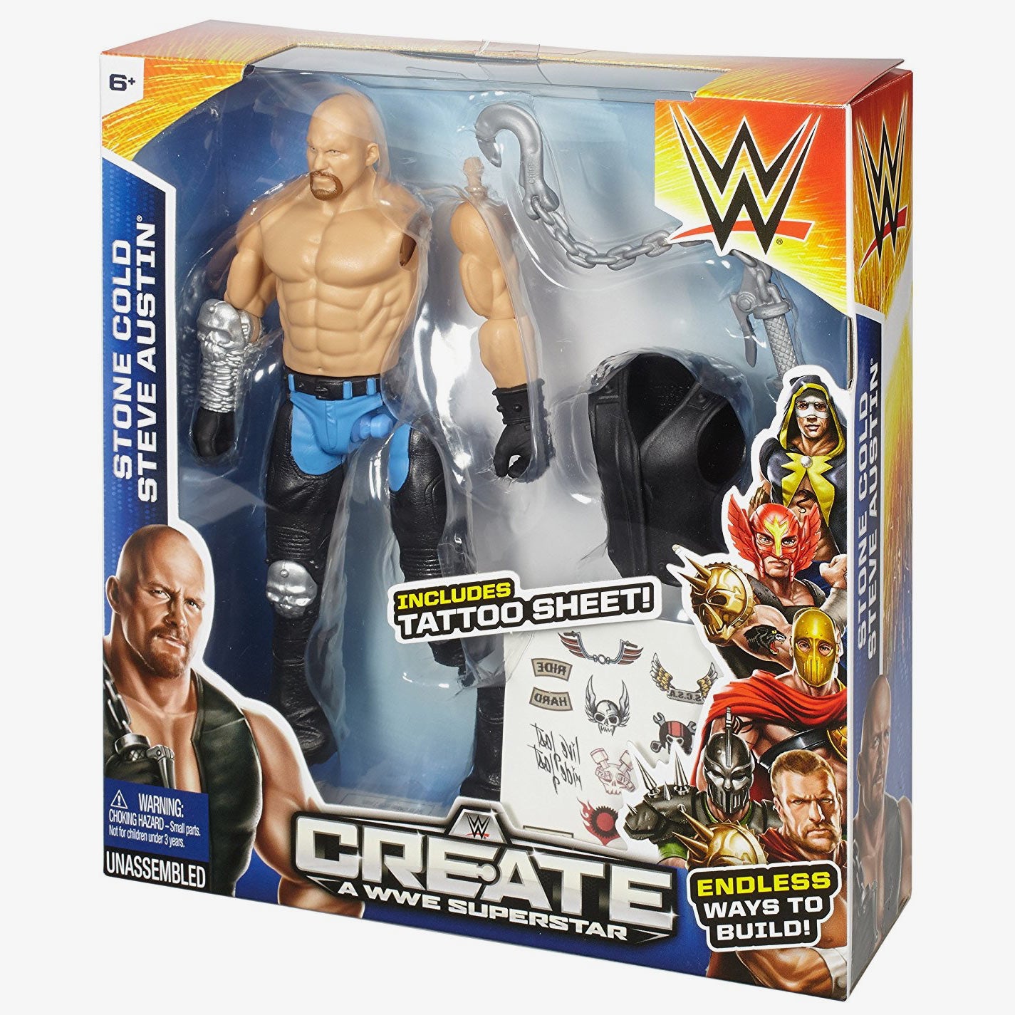 Stone Cold Steve Austin - Create a WWE Superstar Set