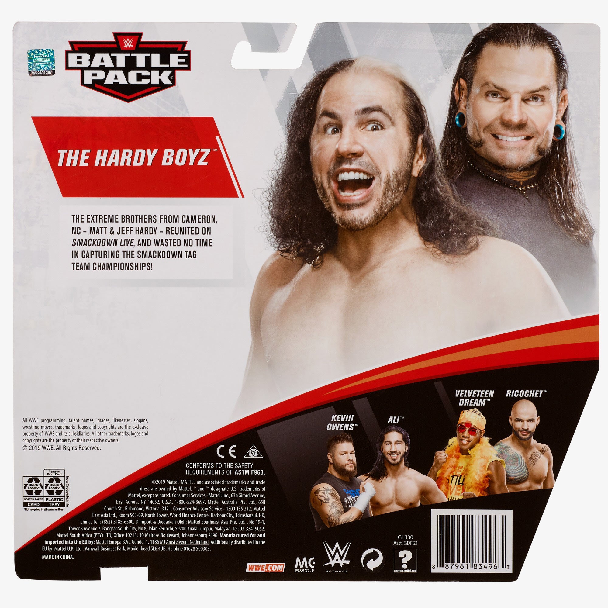 Matt Hardy & Jeff Hardy WWE Battle Pack Series #65 (2-Pack)