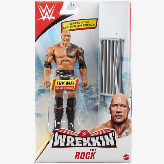 The Rock WWE Wrekkin' Series #6 (With Ring Barricade)