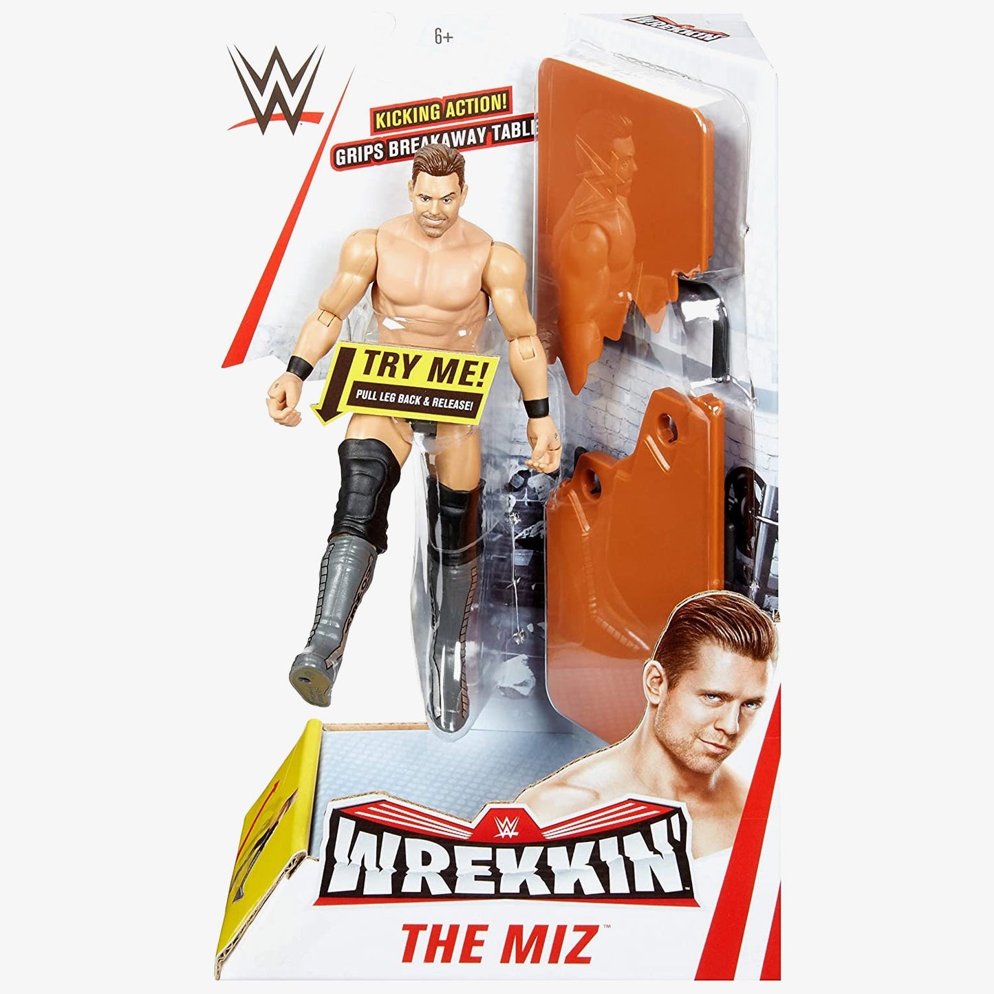 The Miz WWE Wrekkin' Figures Series (With Breakable Table)