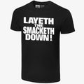 The Rock - Layeth the Smacketh Down - Mens Retro WWE T-Shirt