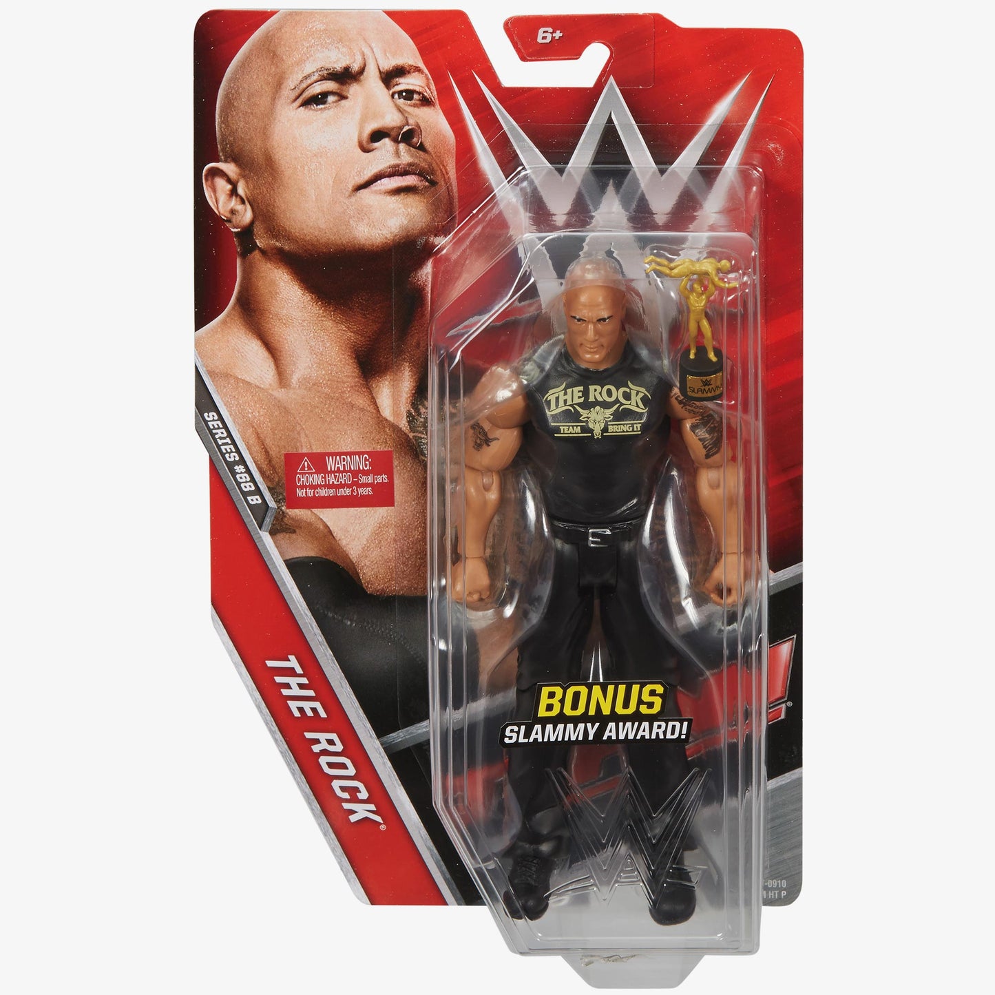 The Rock - WWE Basic Series #68 B (With Bonus Slammy Award)