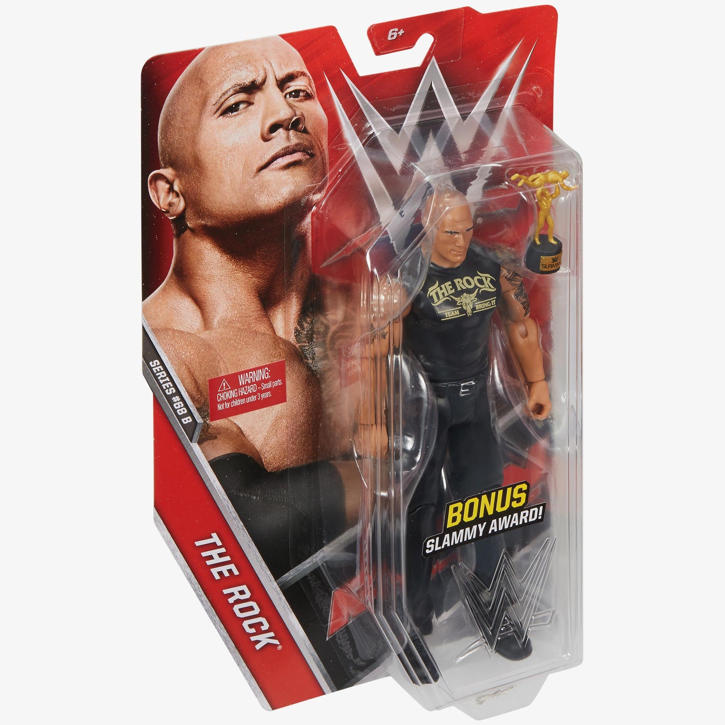 The Rock - WWE Basic Series #68 B (With Bonus Slammy Award)