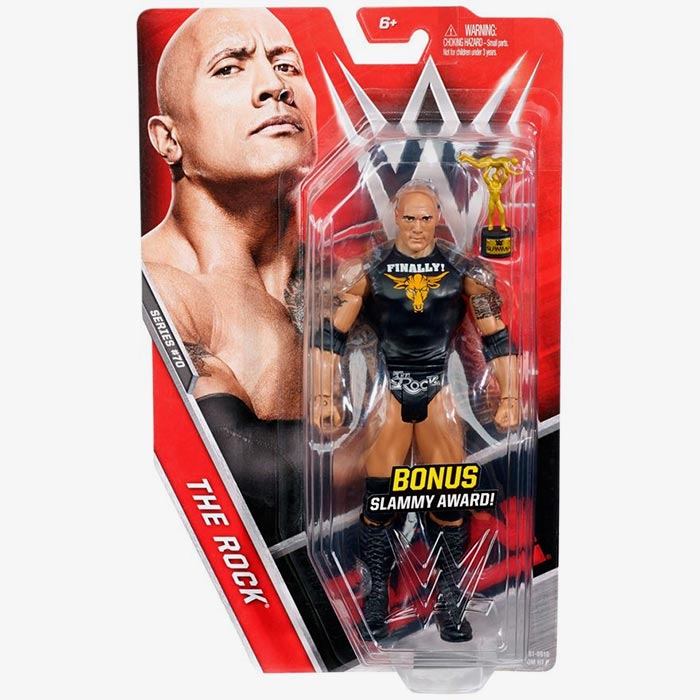 The Rock - WWE Basic Series #70 (With Bonus Slammy)