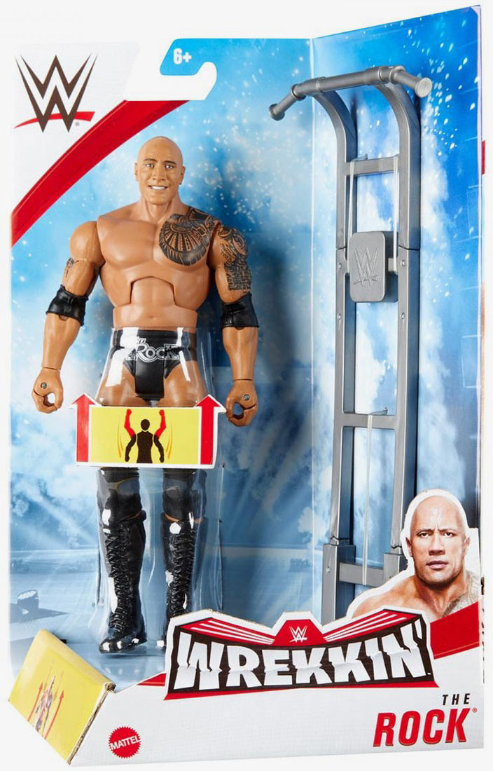 The Rock WWE Wrekkin' Series #7 (With Gym Frame)