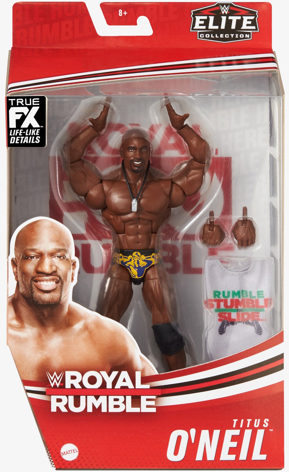 Titus O'Neil WWE Royal Rumble 2021 Elite Collection