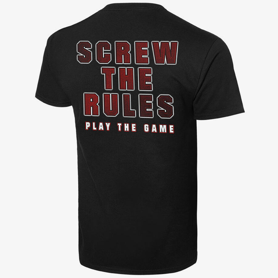 Triple H - Screw the Rules - Mens Retro WWE T-Shirt