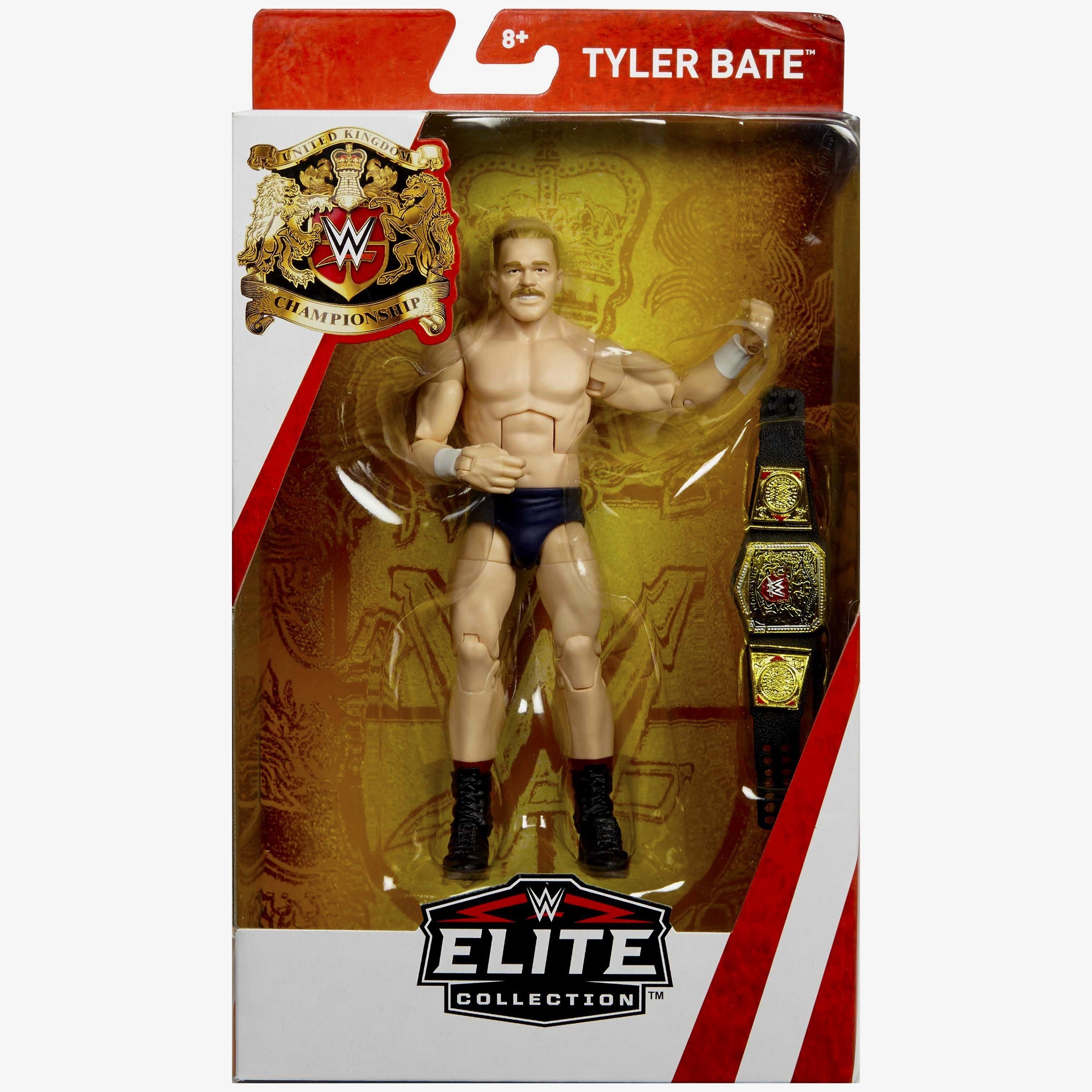 Signed WWE UK Championship + Tyler Bate UK Champion WWE Elite Collection