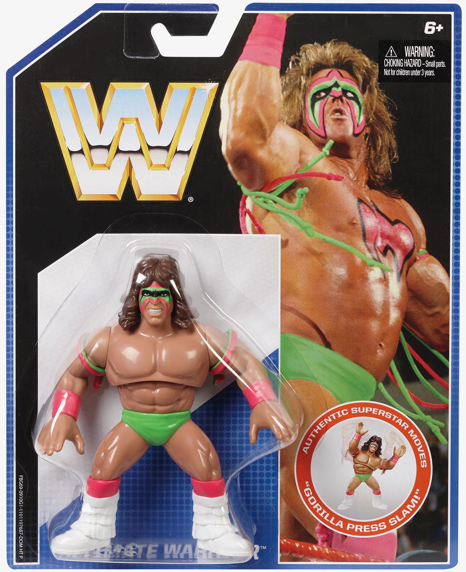 Ultimate Warrior WWE Retro Series #1 [Damaged packaging]