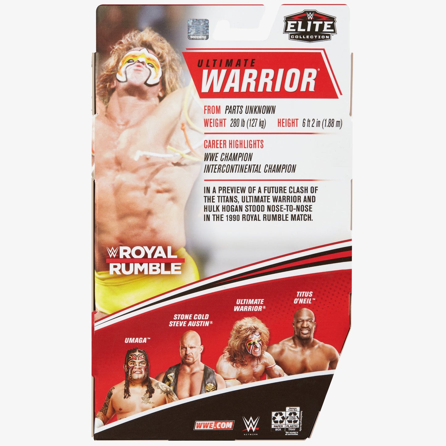 Ultimate Warrior WWE Royal Rumble 2021 Elite Collection