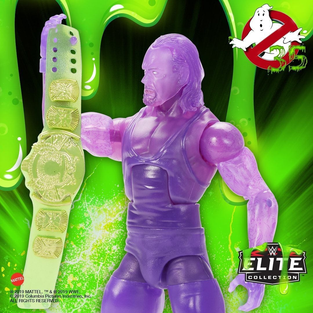 Set WWE Elite Ghostbusters – 5 Wrestler In Versione Acchiappafantasmi! John Cena, The Rock, Undertaker E Leggende