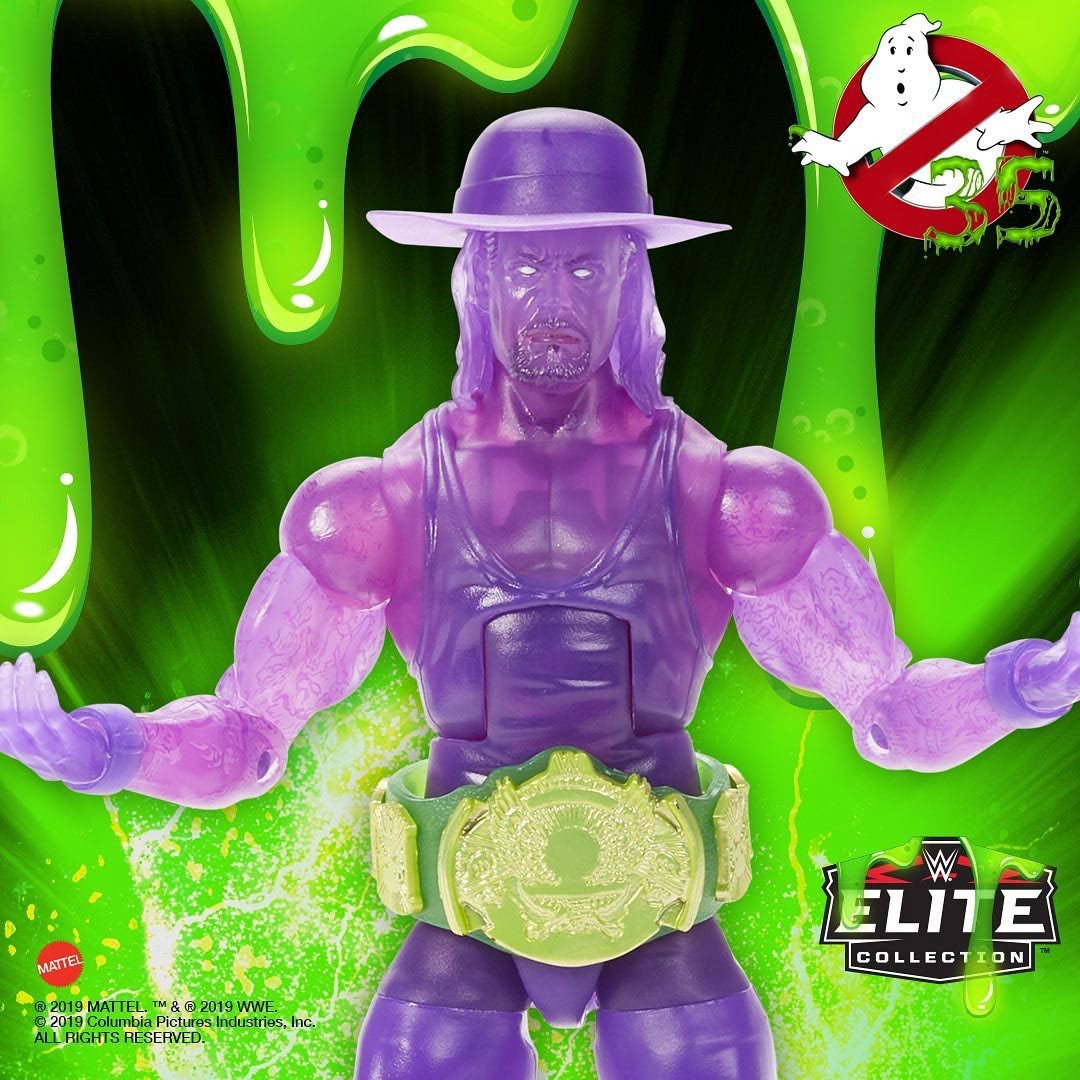Complete Set of 5 Ghostbusters WWE Elite Collection Series