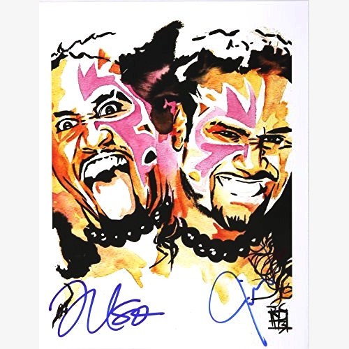 The Usos Signed 11 x 14 Hand Signed Rob Schamberger Print