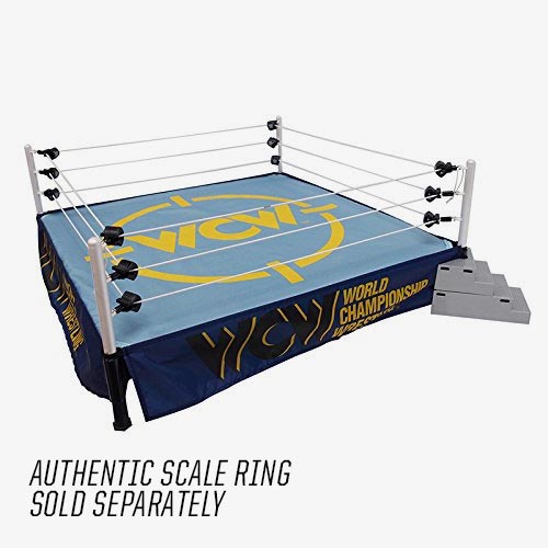 WCW Ring Skirt & Ring Mat for WWE Authentic Scale Ring Playset