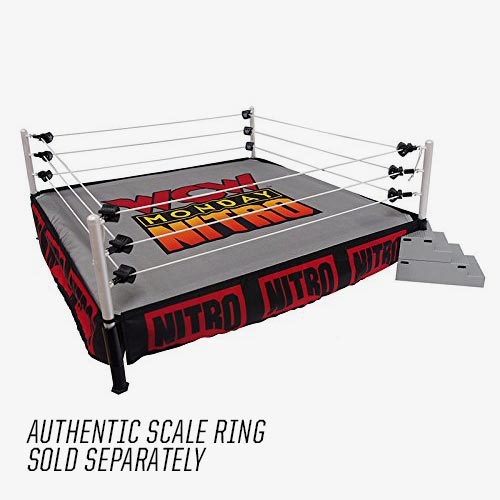 WCW Monday Nitro Ring Mat & Ring Skirt for WWE Authentic Scale Ring Playset