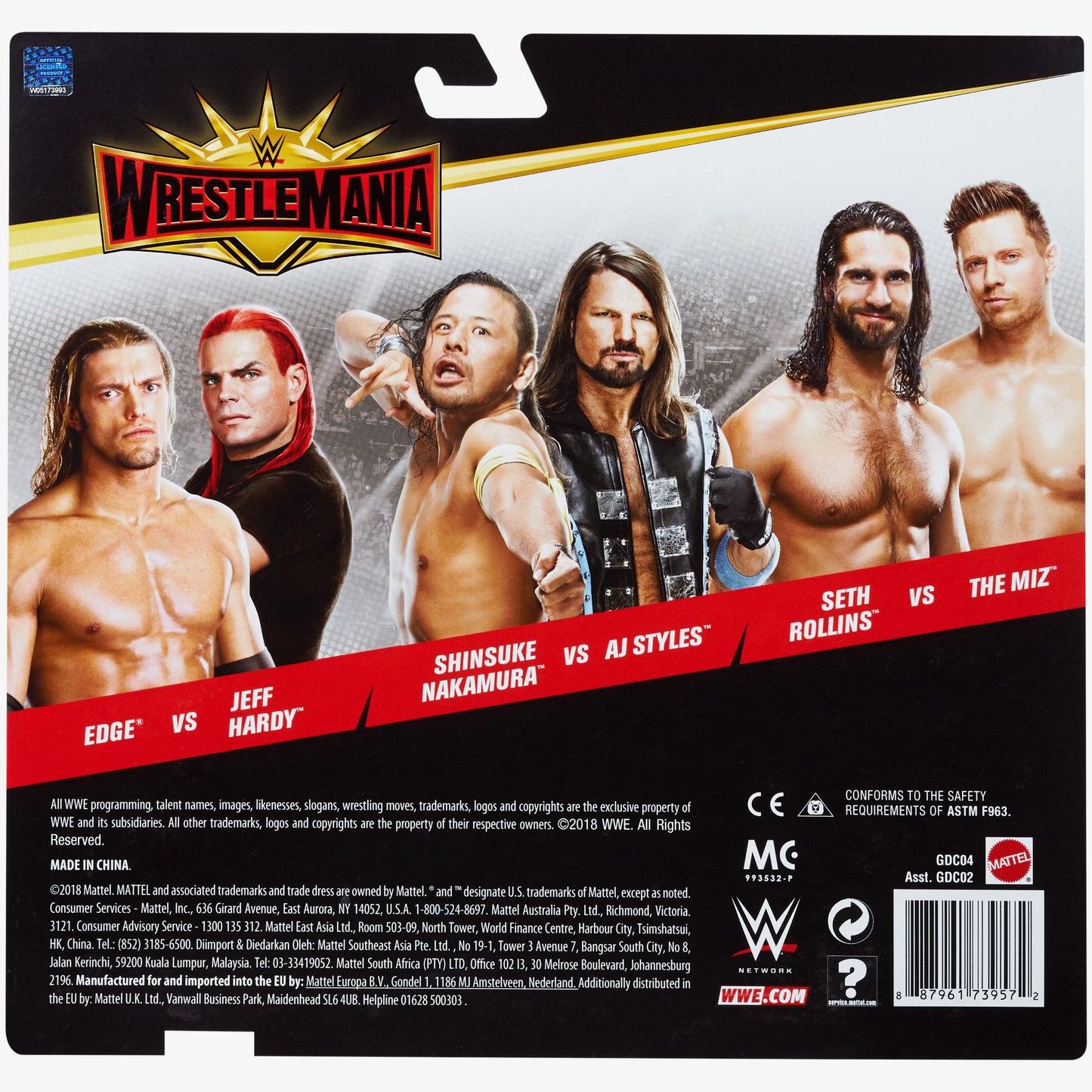 Seth Rollins & The Miz - WWE WrestleMania 35 Battle Pack Series