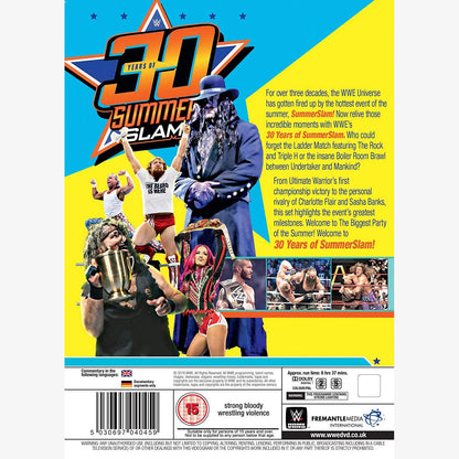 WWE 30 Years of SummerSlam DVD