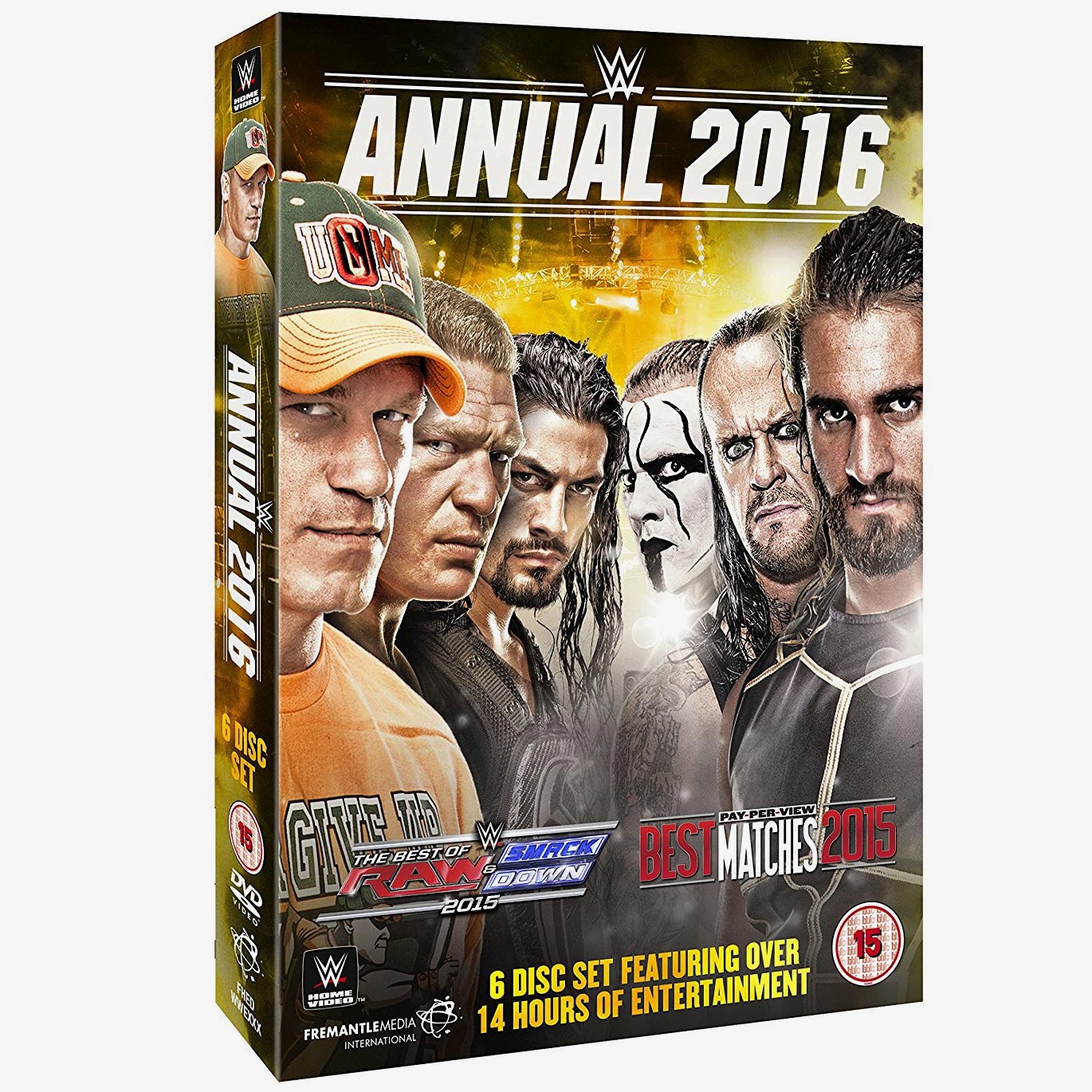 WWE Annual 2016 DVD (6-Disc Set)