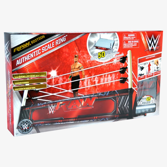 WWE Authentic Scale Raw Ring Playset