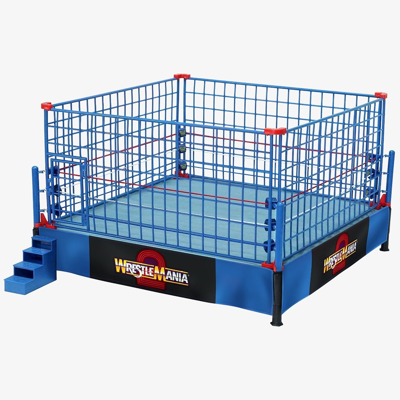 Wwe steel cage for authentic sales scale ring