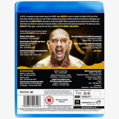 WWE Batista - The Animal Unleashed Blu-ray
