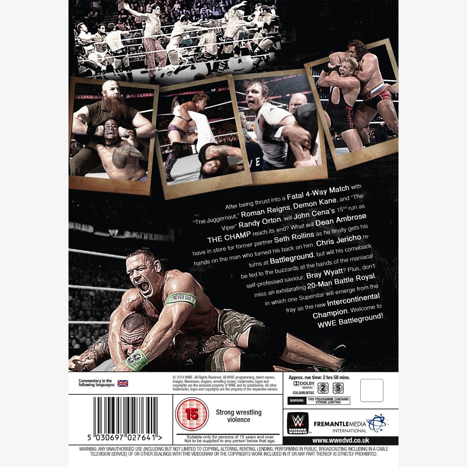 WWE Battleground 2014 DVD – wrestlingshop.com WWE Battleground 2014 DVD – wrestlingshop.com