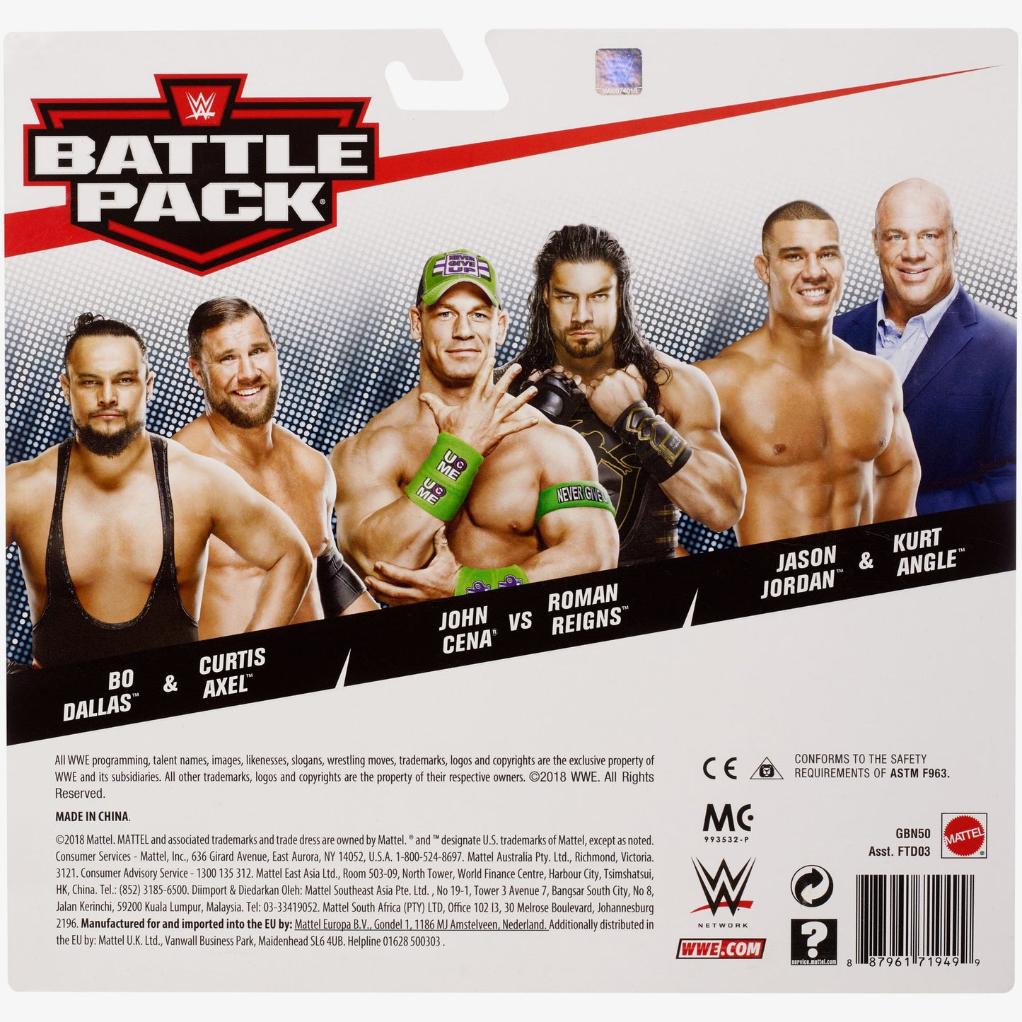 Miztourage - Bo Dallas & Curtis Axel - WWE Battle Pack Series #56