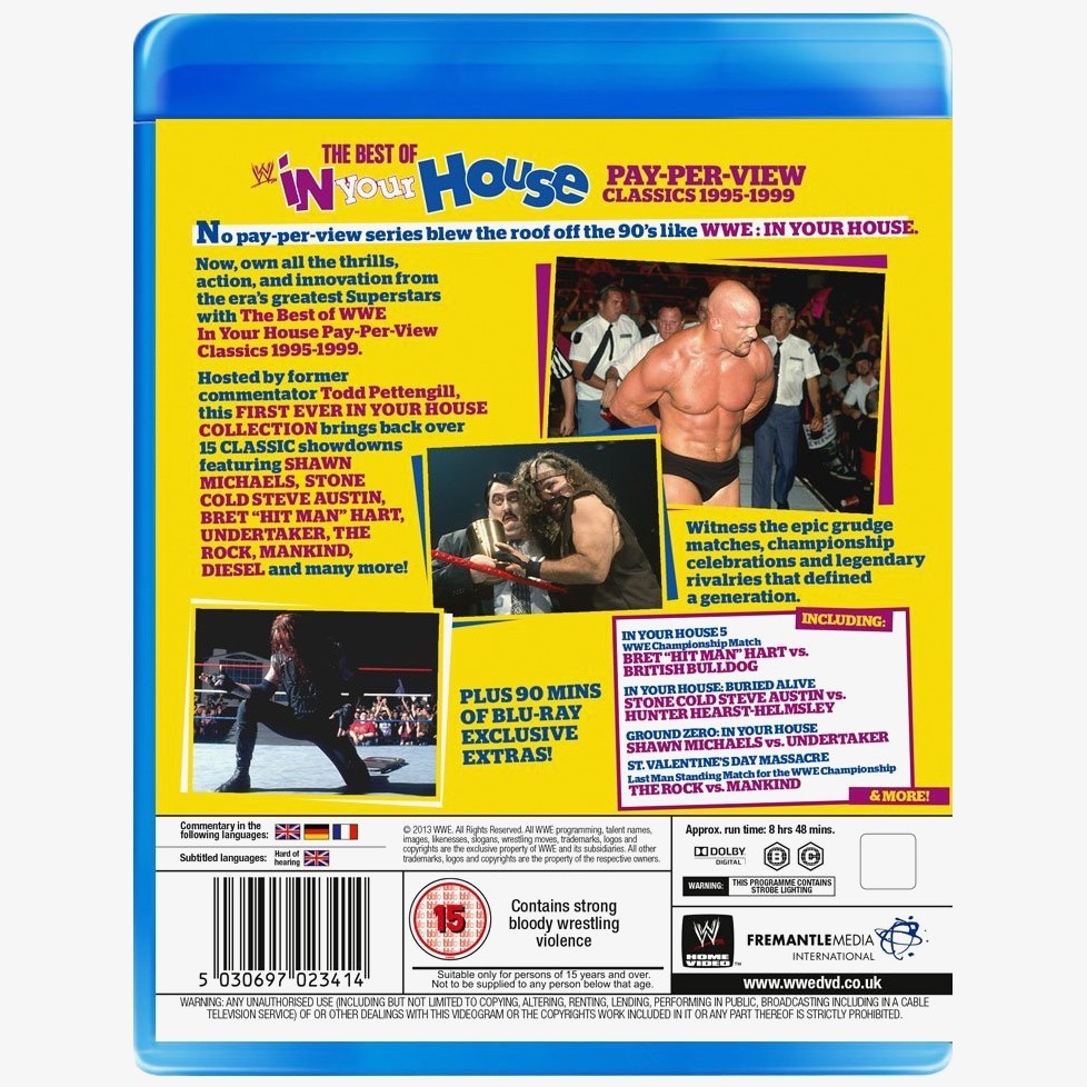 WWE The Best of In Your House Blu-ray (2 Discs)