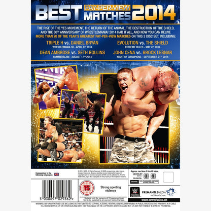 WWE Best Pay Per View Matches 2014 DVD (3 Discs)