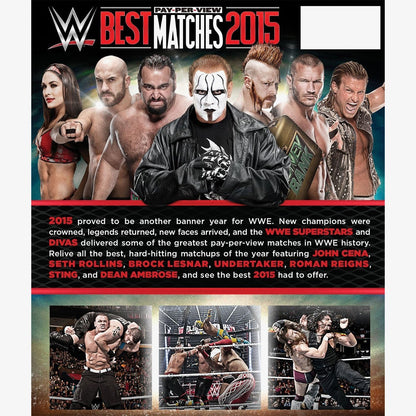 WWE Best Pay-Per-View Matches of 2015 DVD (3 Discs)