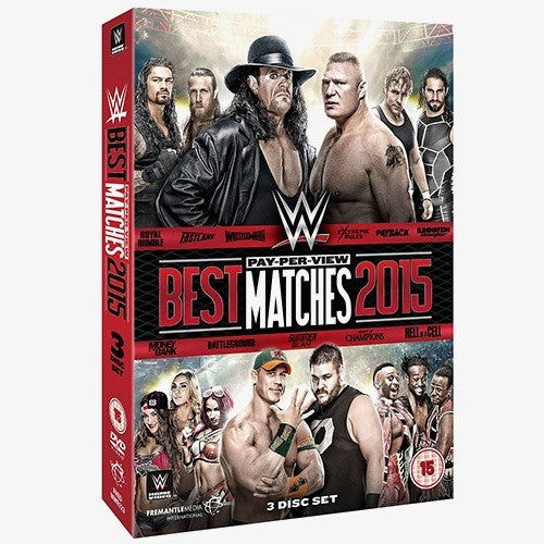 WWE Best Pay-Per-View Matches of 2015 DVD (3 Discs)