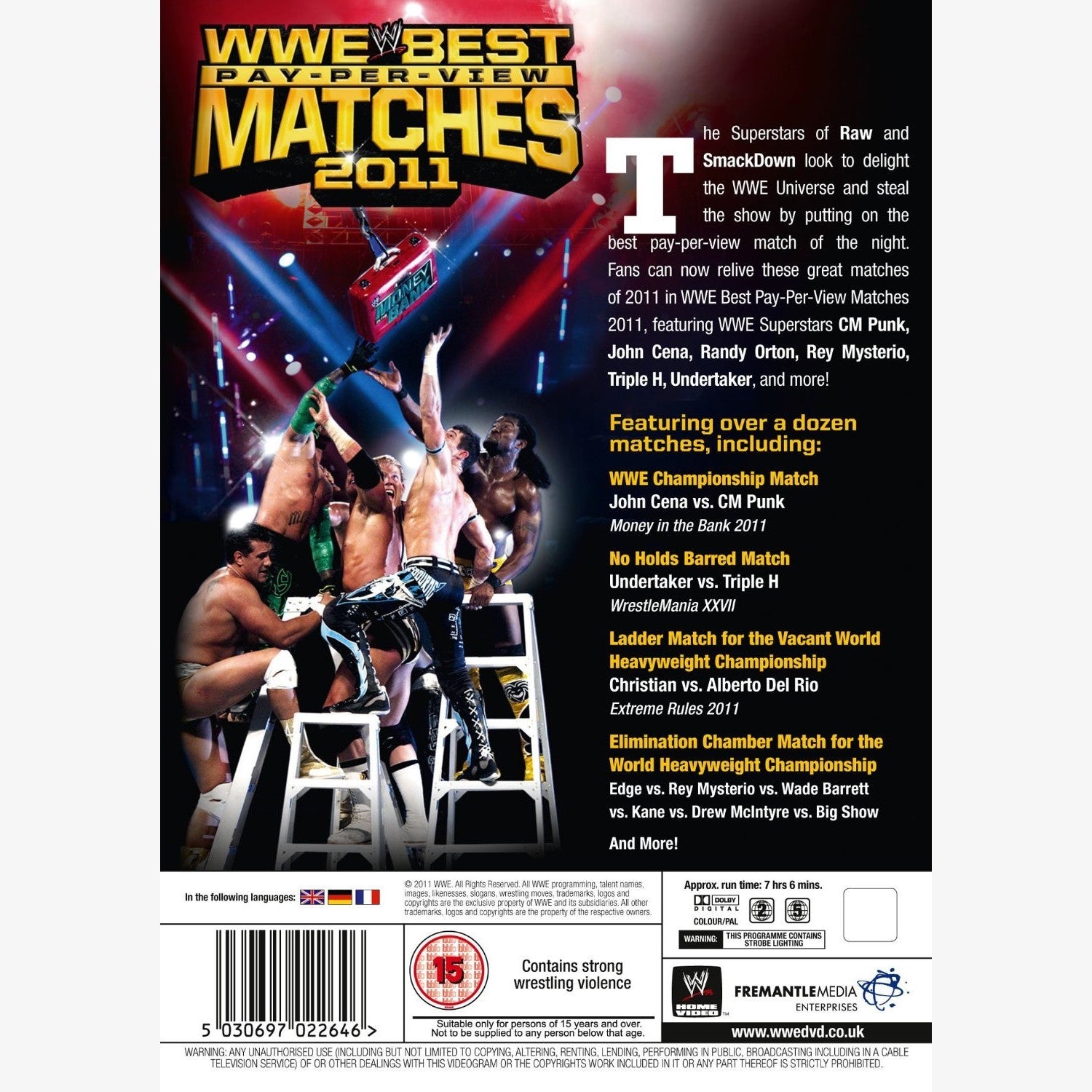 WWE Best Pay Per View Matches 2011 DVD – wrestlingshop.com