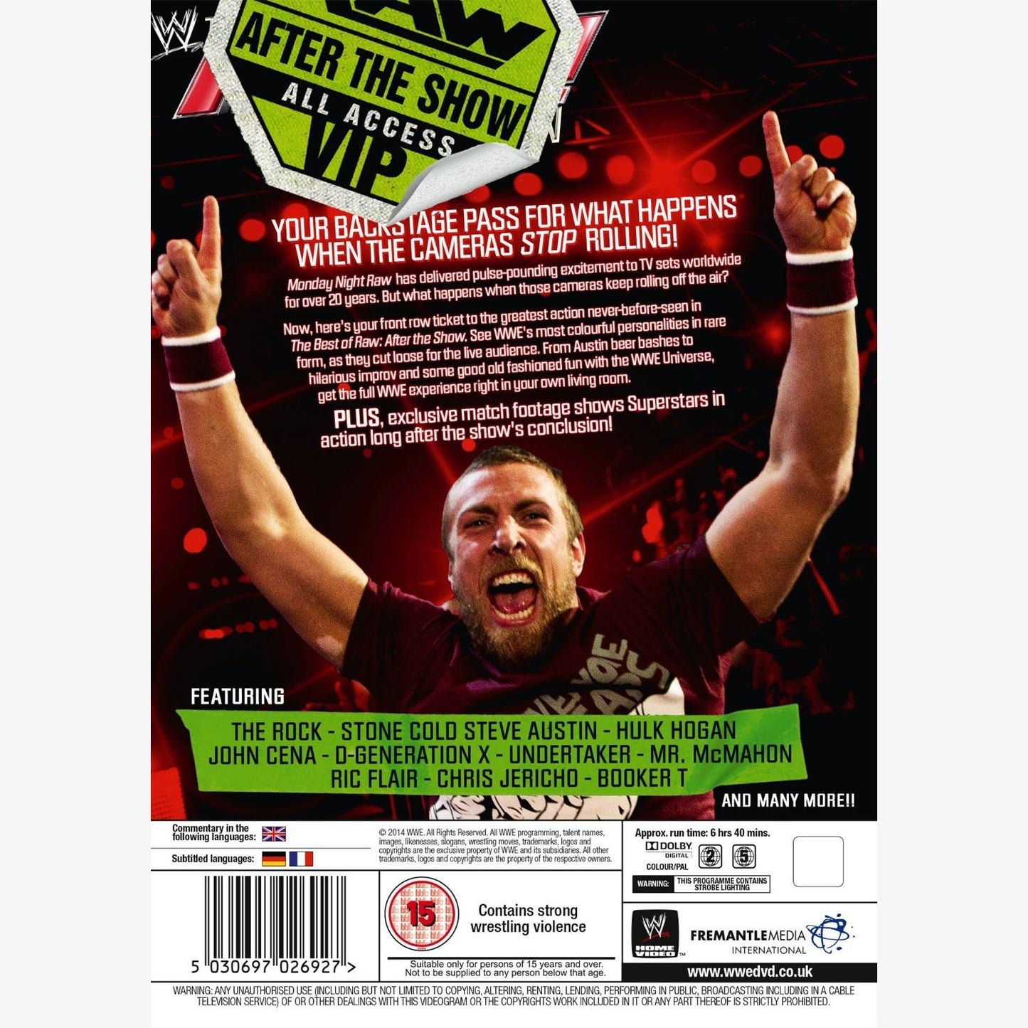 WWE The Best of RAW: After The Show DVD